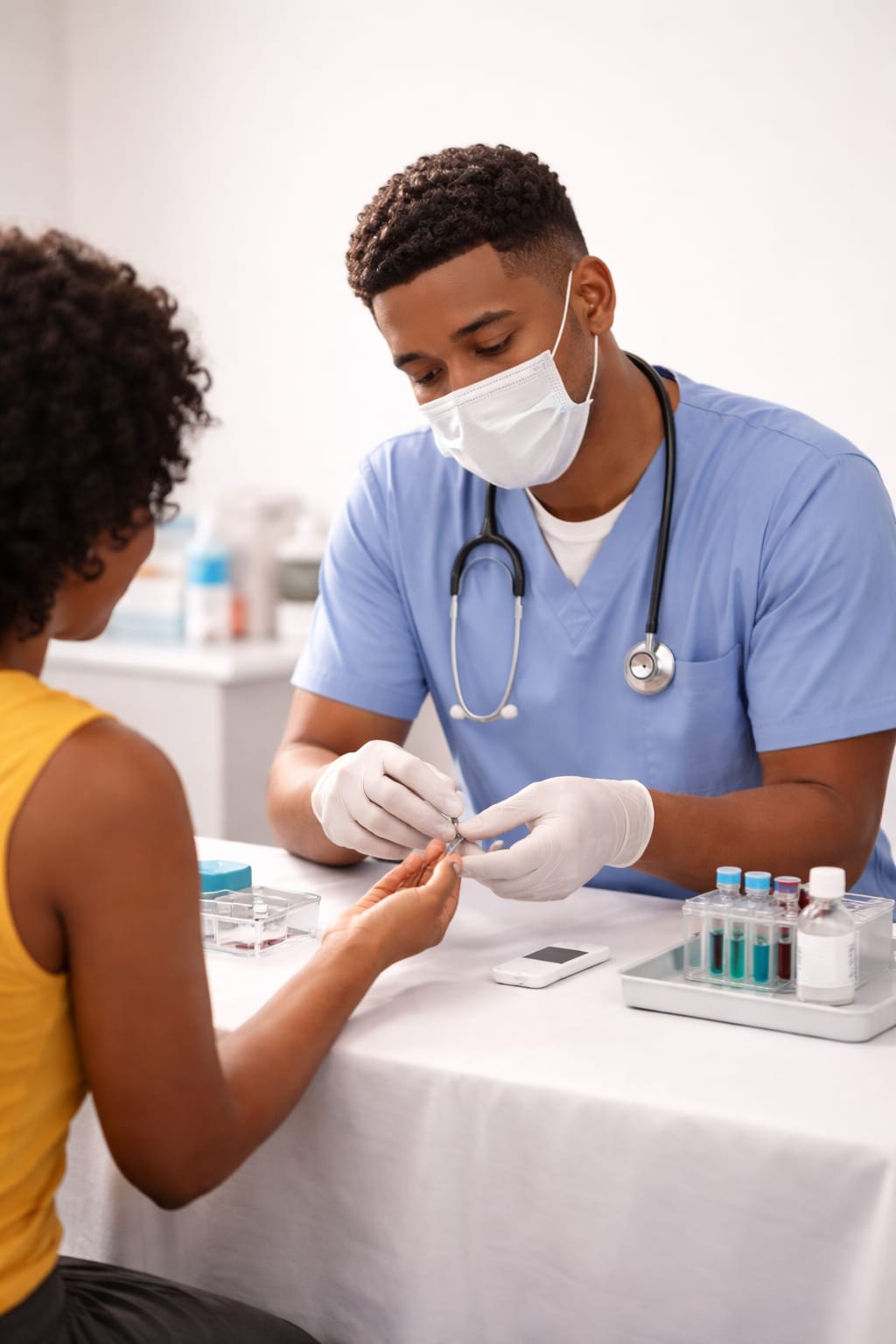 Saúde presente na 4ª Caminhada de Ogum com realização de testes rápidos